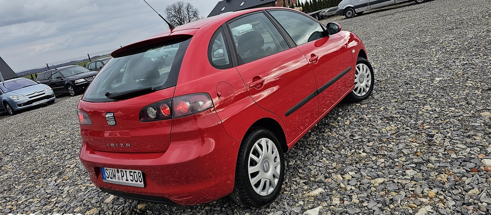 Seat Ibiza cena 14900 przebieg: 187329, rok produkcji 2007 z Byczyna małe 529